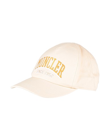 MONCLER Hat Ivory 100% Cotton