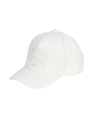 EMPORIO ARMANI Hat White 65% Wool, 35% Viscose
