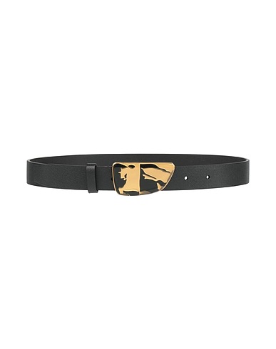 BURBERRY Regular belt Charcoal Leather