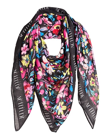 ACTITUDE by TWINSET Scarves and foulards Black 100% Polyester
