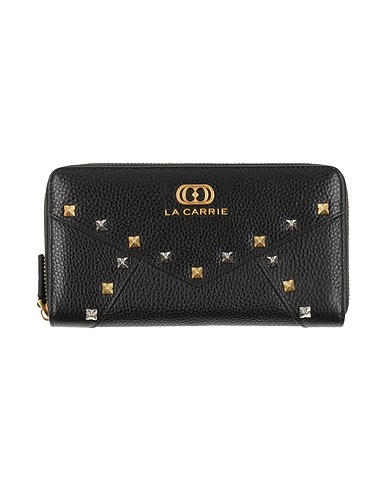 LA CARRIE Wallet Black Textile fibres