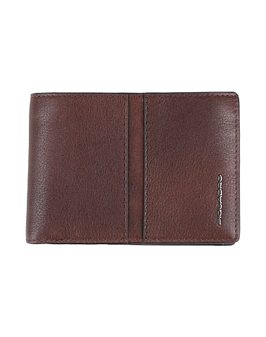 PIQUADRO Wallet Dark brown Cow leather