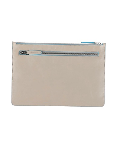 PIQUADRO Pouch Ivory Cow leather