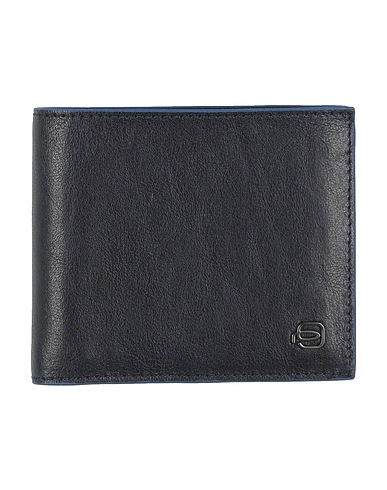 PIQUADRO Wallet Midnight blue Cow leather