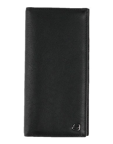 PIQUADRO Wallet Black Leather
