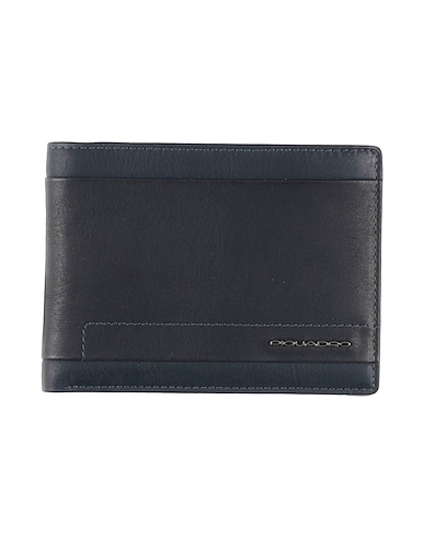 PIQUADRO Wallet Midnight blue Cow leather
