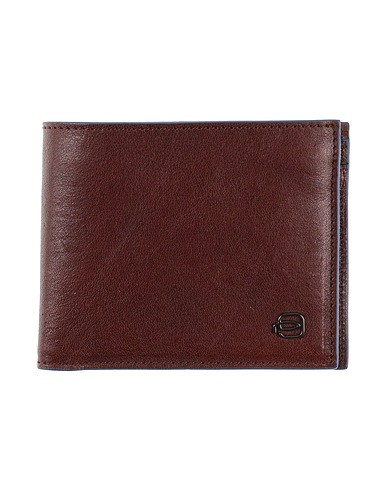 PIQUADRO Wallet Brown Cow leather