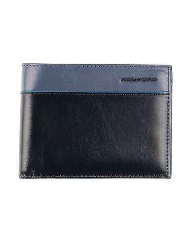 PIQUADRO Wallet Midnight blue Cow leather