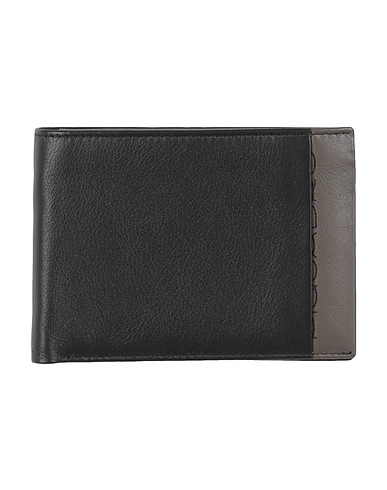 PIQUADRO Billetera Negro Piel de bovino