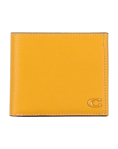 COACH Portafoglio Giallo ocra Pelle