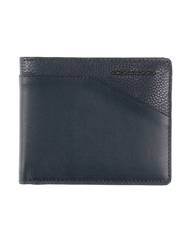 PIQUADRO Wallet Midnight blue Leather