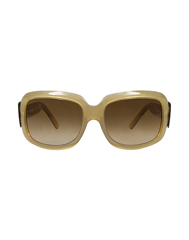 ROGER VIVIER Sunglasses Beige Plastic