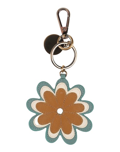 ROGER VIVIER Llavero Caqui Cuero
