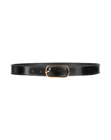 TOTEME Regular belt Black Leather