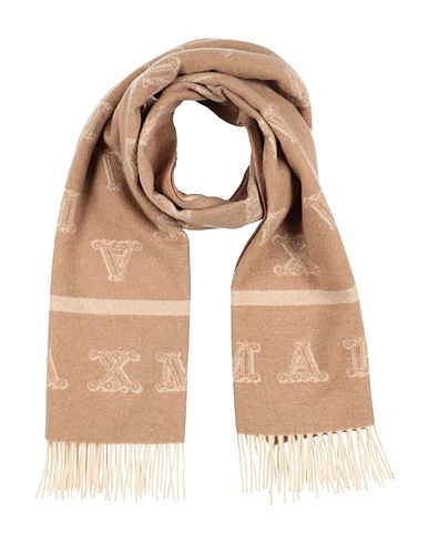 MAX MARA Scarves and foulards Camel 100% Cashmere