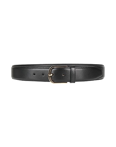 TOTEME Regular belt Black Leather