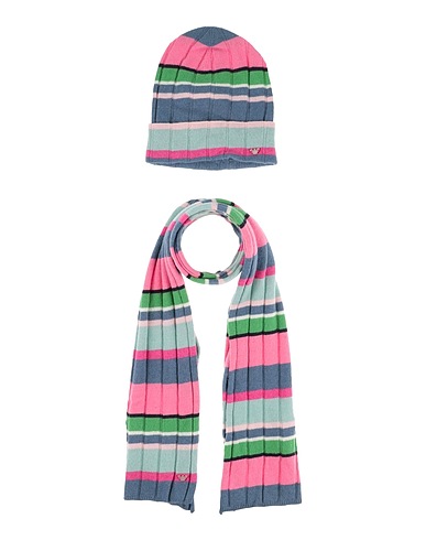 EMPORIO ARMANI Accessories sets Slate blue 45% Viscose, 25% Wool, 25% Polyamide, 5% Cashmere