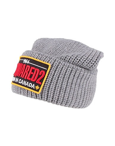 DSQUARED2 Hat Grey 100% Wool