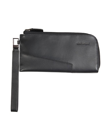 PIQUADRO Wallet Black Cow leather