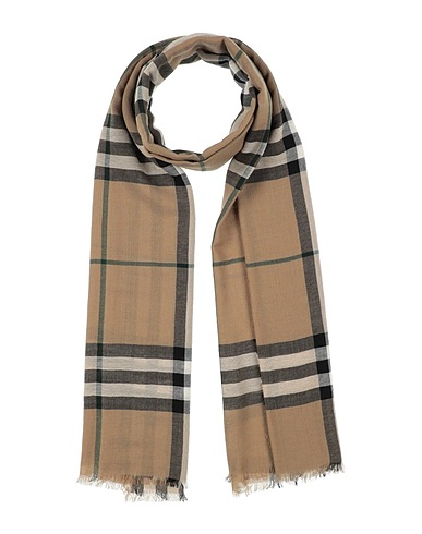 BURBERRY Sciarpe e foulard Khaki 100% Lana