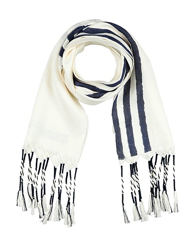 BALENCIAGA Scarves and foulards Off white 100% Linen, Cotton