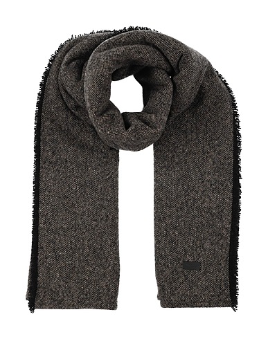 SAINT LAURENT Scarves and foulards 100% Wool, Calfskin