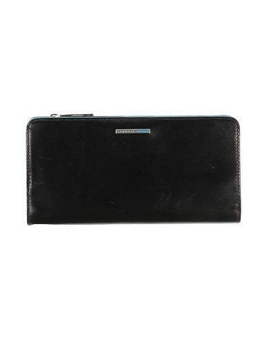 PIQUADRO Billetera Negro Cuero