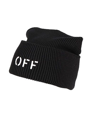 OFF-WHITE™ Hat Black 85% Cotton, 15% Cashmere