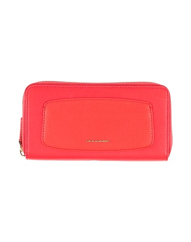 PIQUADRO Wallet Tomato red Cow leather