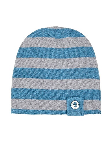 LALALÙ Hat Pastel blue 68% Cotton, 19% Acrylic, 6% Synthetic fibers, 4% Viscose, 3% Elastane