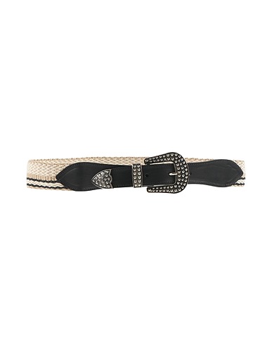 8PM Regular belt Cream 100% Cotton, Cow leather