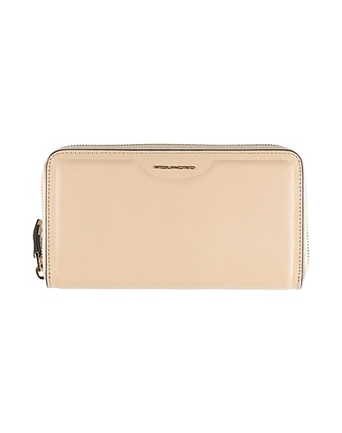 PIQUADRO Wallet Beige Cow leather