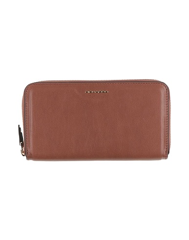 PIQUADRO Wallet Brown Cow leather