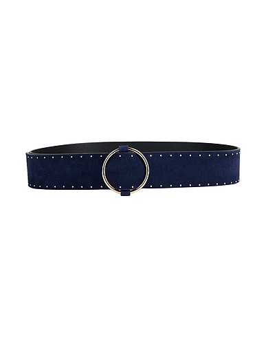 GERARD DAREL High-waist belt Navy Leather