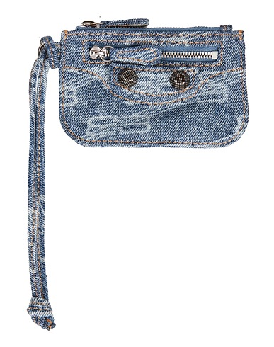 BALENCIAGA Wallet Blue Textile fibres