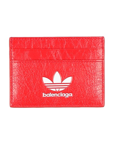 BALENCIAGA x ADIDAS ORIGINALS Small Leather Goods Red Leather