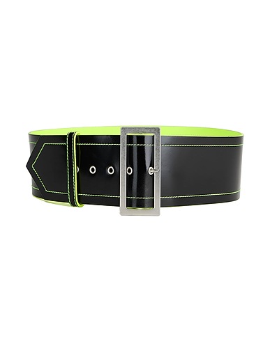 PHILOSOPHY di LORENZO SERAFINI High-waist belt Black Leather