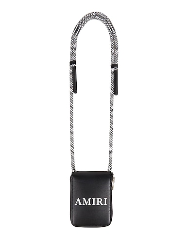 AMIRI Small Leather Goods Black Leather