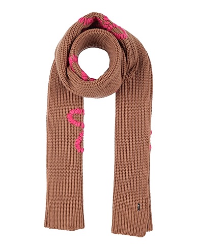NO SECRETS Scarves and foulards Camel 60% Cotton, 40% Acrylic