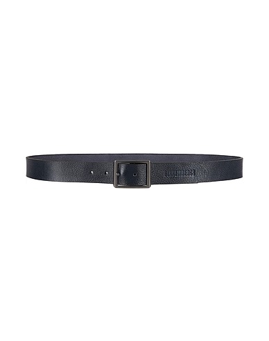 BIKKEMBERGS Cintura in pelle Blu notte 100% Pelle di vitello