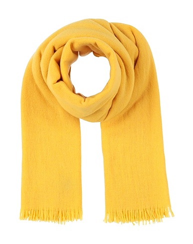 DANIELE FIESOLI Sciarpe e foulard DETTAGLI
 Giallo 100% Lana Vergine
