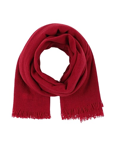 DANIELE FIESOLI Scarves and foulards DETTAGLI
 Brick red 100% Virgin Wool