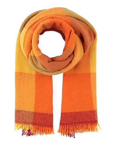 DANIELE FIESOLI Scarves and foulards DETTAGLI Orange 96% Wool, 4% Polyamide