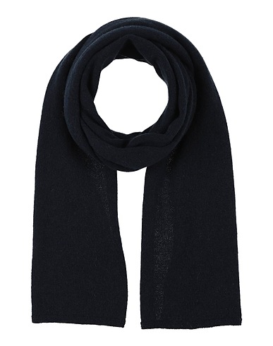 DANIELE FIESOLI Scarves and foulards SELEZIONE Midnight blue 50% Baby alpaca wool, 50% Baby yak wool