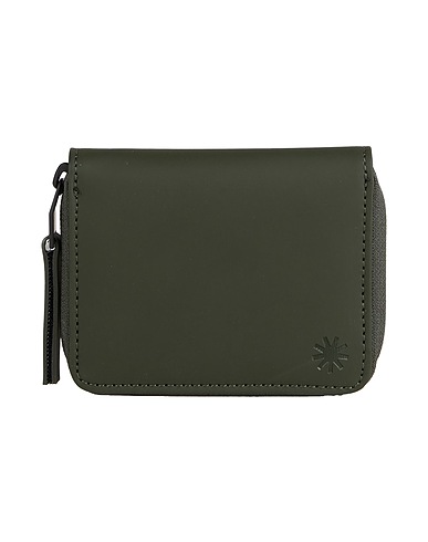 RAINS PICCOLA PELLETTERIA Verde scuro 100% Poliestere, Spalmato poliuretano