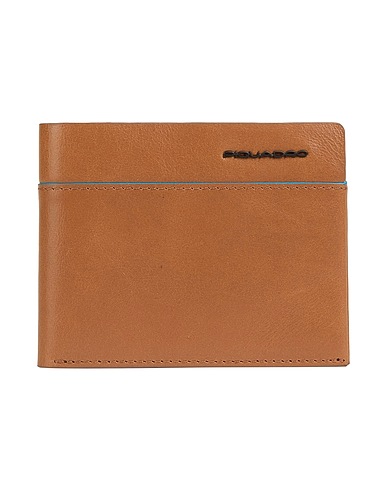 PIQUADRO Wallet Camel Cow leather