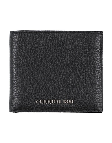 CERRUTI 1881 Wallet Black 100% Calfskin
