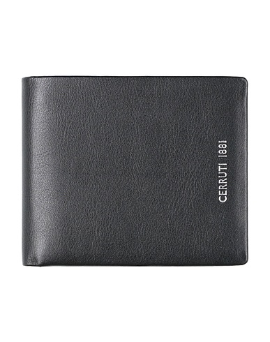 CERRUTI 1881 Wallet Black 100% Cow leather