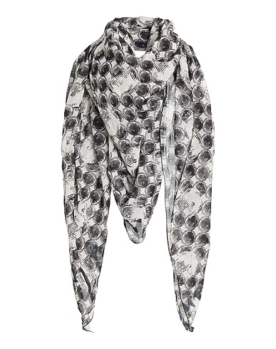 MANILA GRACE Scarves and foulards White 72% Cotton, 28% Silk