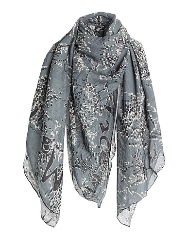 MANILA GRACE Schals und Foulards Grau 72% Baumwolle, 28% Seide